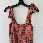 Farm Rio NWT Anthropologie + Rio Mango Trees Smocked Bodice Maxi Dress in Mango Trees Photo 4