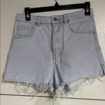 ZARA  WOMENS HIGH WAIST JEAN SHORTS 6 Photo 0