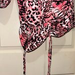 SheIn Pink Multicolor Leopard Print Short Dress Photo 2