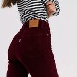 Levi's Ribcage Boot Cut Pants Jeans in Malbec Cord Corduroy Photo 12
