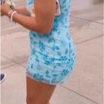 Peppermayo  Mini Dress Blue Strapless Moorey Beaded Photo 2