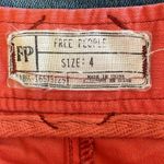 Free People Coral Slub Sateen Utility Shorts Photo 3