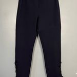 Rag and Bone  Simone Lace Up Ankle Crop Stretch Pants Navy Blue Women’s 8 Photo 0
