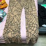 Zenobia  Beige Trousers with Black Pattern Photo 0