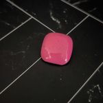 Vintage Clip On Earrings Pink Rounded Square Photo 3