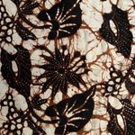 Brown and Cream Strapless Smocked Midi Dress Size undefined Photo 4