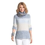 Chico's CHICO’s Space-Dye Jewel Pullover Sweater size 3 or Large Photo 1