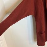 Merona Maroon Long Sleeve Open Front Bat Wing Knit Cardigan Sweater Size XS Photo 4
