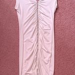 Jasmine Elegant Pink Ruched Dress Photo 0