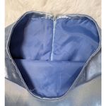 American Vintage Y2K Vintage Long Formal Satin Straight Maxi Skirt Blue Size XS Photo 4