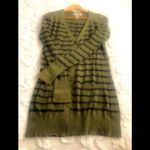 Surf boho, long stripe sweater sz M Size M Photo 1