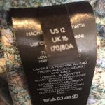 Free People  Sleeveless Turquoise Wrap Top Sz 12 Photo 4