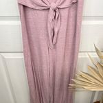 Alternative Women's Pink Tie Waist Jumpsuit Size M Casual Short Sleeve Photo 5