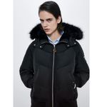 ZARA NWT  Hooded Puffer Jacket Water  Repellent Black bloggers Fav Photo 1