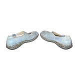 Rieker Blue Leather Mary Jane Daisy 15 Slip on Comfort Shoes Women Size 41 Photo 4