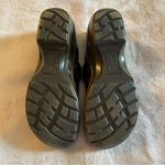 b.o.c brown leopard print slip on clogs size 8M pleather nursing shoes Photo 5