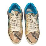 Zadig & Voltaire PARIS LEATHER MULTI PYTHON SNAKESKIN DISTRESSED SNEAKERS 40 Photo 0