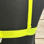 PINK - Victoria's Secret  mint green/neon yellow lace triangle bralette Size Medium Photo 6