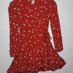 Billabong  Red Floral Mini Dress Photo 0