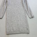 Loft Heather Gray Long Sleeve Dress with Button Details Photo 9