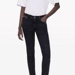 ANINE BING Jax Low Rise Skinny Jeans Washed Black 25 Photo 0