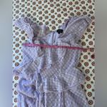 Bardot  Lace Trim Polka Dot Senorita Dress Lilac Midi Size 6 / Small Photo 9
