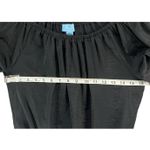 CeCe  Off Shoulder Blouse Womens S Black Tiered Balloon Sleeve Boho Chic Romantic Photo 5