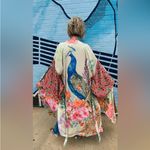 Aratta Silent Journey Peacock Kimono Large Photo 3