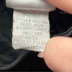 MOTHER Denim Mother High Waisted Looker Ankle Fray Guilty Flash SZ 26 Black Denim Jean *FLAW* Photo 5