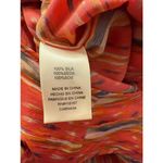 Jenny Han Silk romper, size Small, sleeveless with ruffle Orange Photo 5