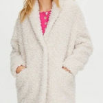 Wilfred Free Aritzia Wilfred Free Oracle Sherpa Cocoon Oversized Coat in Bone Size Small Photo 0