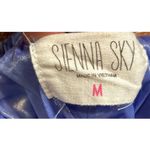 Sienna Sky  Blue Floral Tiered Ruffle Skirt Lined Pull On Women’s Medium Photo 1