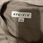 Ava & Viv  Taupe Jacket Women’s Size 1X Tan/Brown Full Zip Pockets NWT Photo 1