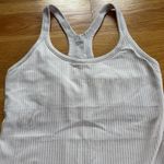 Lululemon Pale Pink Ribbed Sports Bra/Tank Photo 1