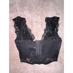 Victoria's Secret NWT  Black Corset Bustier Bra Top Size Small Photo 4