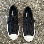 Converse  JACK PURCELL OXFORD black SUEDE SLIP ON SNEAKERS - women 9 men 7.5 Photo 1