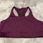 Girlfriend Collective  Paloma Racerback Sports Bra in Plum Photo 0