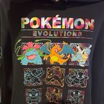 Pokémon Pokemon Black Graphic Hoodie Long Sleeve Photo 3