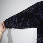 Rebecca Taylor Blue Animal Print Silk Dress Size 6 Photo 1