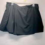 Avia  ATHLETIC SKORT W/SIDE PLEATS & POCKET DRAWSTRING WAIST L 12-14 BLACK PREOWN Photo 0