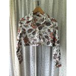 Tommy Bahama Altered Raw Cut Paisley Southwestern Rodeo Button Down Crop Shirt 4 Photo 1