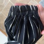 Billabong  Black and White Tassel Tie Blouse Photo 7