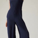 Athleta NWT  Passenger Jumpsuit in Navy Size Small Photo 0