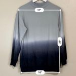 BP . Women’s Dip Dye Casual Cotton Blend Pullover Black & Grey Size Small NWT Photo 6