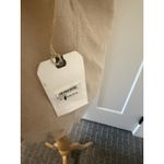 Leith  Women's Size Medium Beige V-Neck‎ And Back Pullover Sweater Nordstrom Lite Photo 4