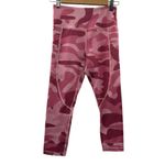 Zyia Active Light n Tight Pink Camo High Rise Cropped Leggings Size 4 Photo 2