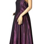 NWT Vintage Scott McClintock Bridesmaid Maxi dress glittering burgundy size 12 Photo 6