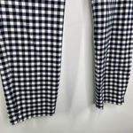 J.Crew Womens Martie Gingham Plaid Pants Size 6 Navy Blue Crop Ankle Career Photo 3