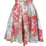 AQUA Hawaiian Print Strappy Fit and Flare Mini Party Dress Photo 2