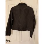Chico's ‎ Jacket Women's Size 2/M Brown Iridescent Shimmer Sophisticate Crinkle Photo 2